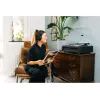 Lenco LS-430BK tocadiscos de correa con 4 altavoces integrados, Bluetooth, 40 W, 33/45 rpm, negro