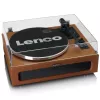 Tocadiscos de audio con transmisión por correa Lenco LS-430BN Marrón Manual Fuerza de apoyo 3-4 g