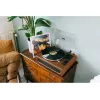 Tocadiscos de audio con transmisión por correa Lenco LS-430BN Marrón Manual Fuerza de apoyo 3-4 g