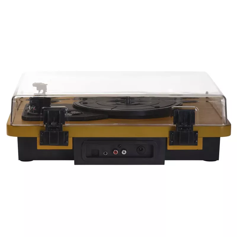 Tocadiscos semiautomático Denver VPL-230LW Negro Madera 2W RMS