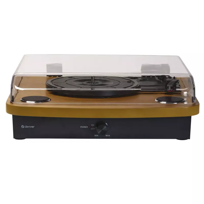 Tocadiscos semiautomático Denver VPL-230LW Negro Madera 2W RMS