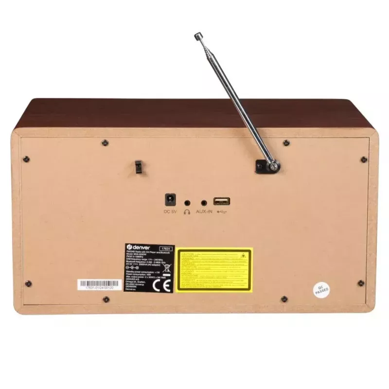 Reproductor de CD personal Denver MDA-525DW 10 W DAB+ FM