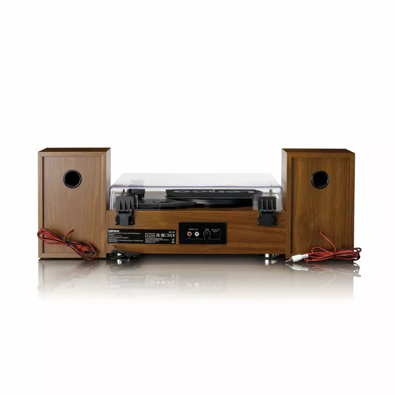 Tocadiscos de audio con transmisión por correa Lenco MC-160WD
