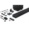 Sharp HT-SBW53121(BK) barra de sonido 3.1.2 con subwoofer inalámbrico, negra