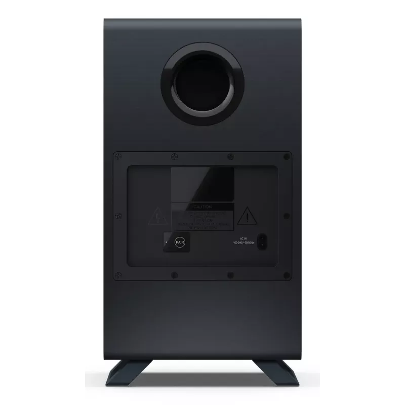 Sharp HT-SBW53121(BK) barra de sonido 3.1.2 con subwoofer inalámbrico, negra