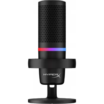 HyperX DuoCast - Micrófono USB (Negro) - Iluminación RGB