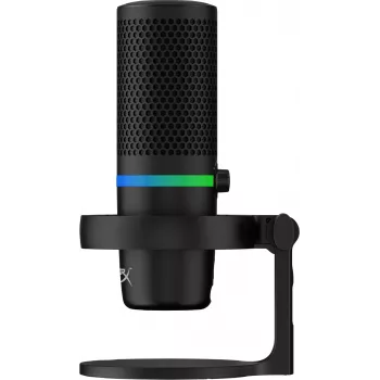 HyperX DuoCast - Micrófono USB (Negro) - Iluminación RGB