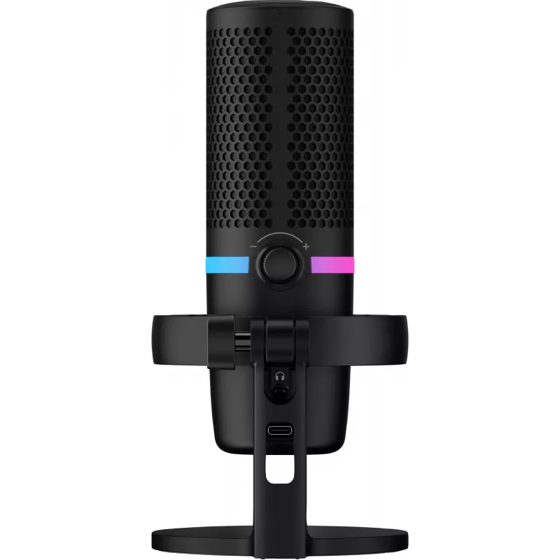 HyperX DuoCast - Micrófono USB (Negro) - Iluminación RGB