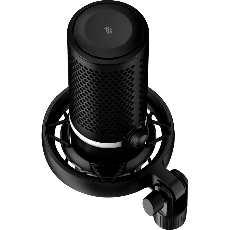 HyperX DuoCast - Micrófono USB (Negro) - Iluminación RGB