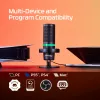 HyperX DuoCast - Micrófono USB (Negro) - Iluminación RGB