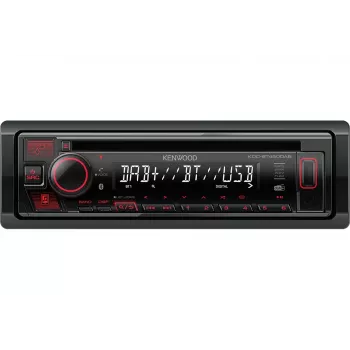 Receptor multimedia para coche Kenwood KDC-BT450DAB Negro 50 W Bluetooth