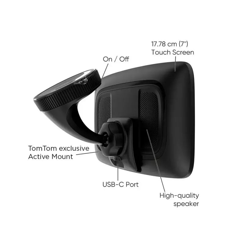 Navegador GPS portátil TOMTOM GO con pantalla táctil de 7