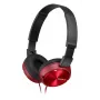 Sony MDR-ZX310AP, con cable, 10 - 24000 Hz, llamadas/música, 125 g, auricular, rojo