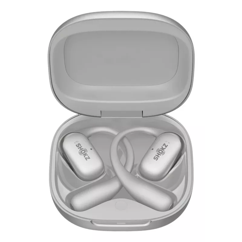Auriculares SHOKZ OpenFit 2+ inalámbricos con gancho, intraurales llamadas/música Bluetooth gris