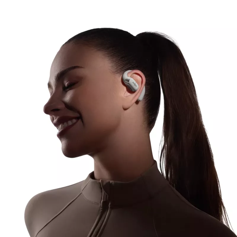 Auriculares SHOKZ OpenFit 2+ inalámbricos con gancho, intraurales llamadas/música Bluetooth gris