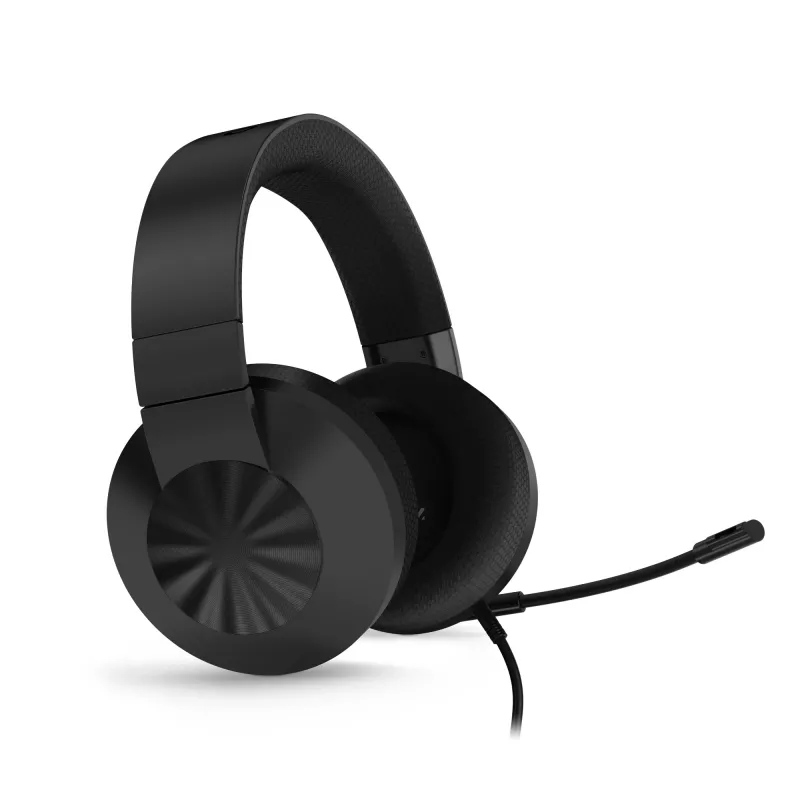 Auricular Lenovo H210 con cable gaming negro 20-20000 Hz cable de 2 m