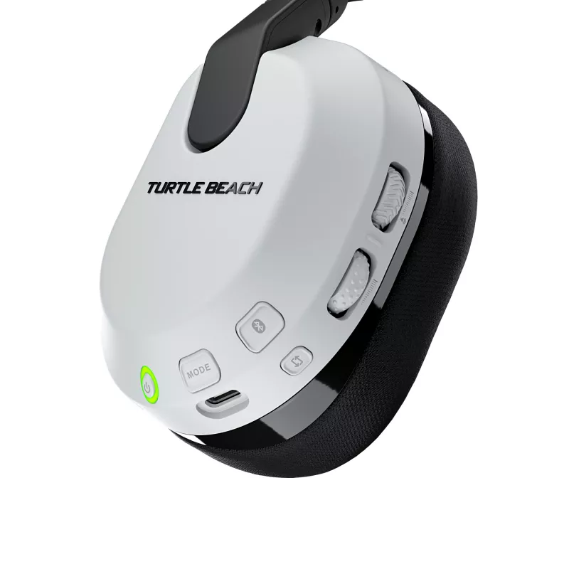 Turtle Beach Stealth 600 blanco PlayStation auricular gaming inalámbrico con hasta 80 horas de autonomía, altavoces de 50 mm y Bluetooth para PS5, PS4, PC y dispositivos móviles