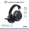 Turtle Beach Stealth 700 negro PlayStation auricular gaming inalámbrico con hasta 80 horas de autonomía, Bluetooth, doble transmisor y drivers de 60 mm para PS5, PS4, PC y dispositivos móviles