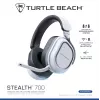 Turtle Beach Stealth 700 blanco PlayStation auricular gaming inalámbrico con hasta 80 horas de batería, Bluetooth, dos transmisores y altavoces de 60 mm para PS5, PS4, PC y dispositivos móviles