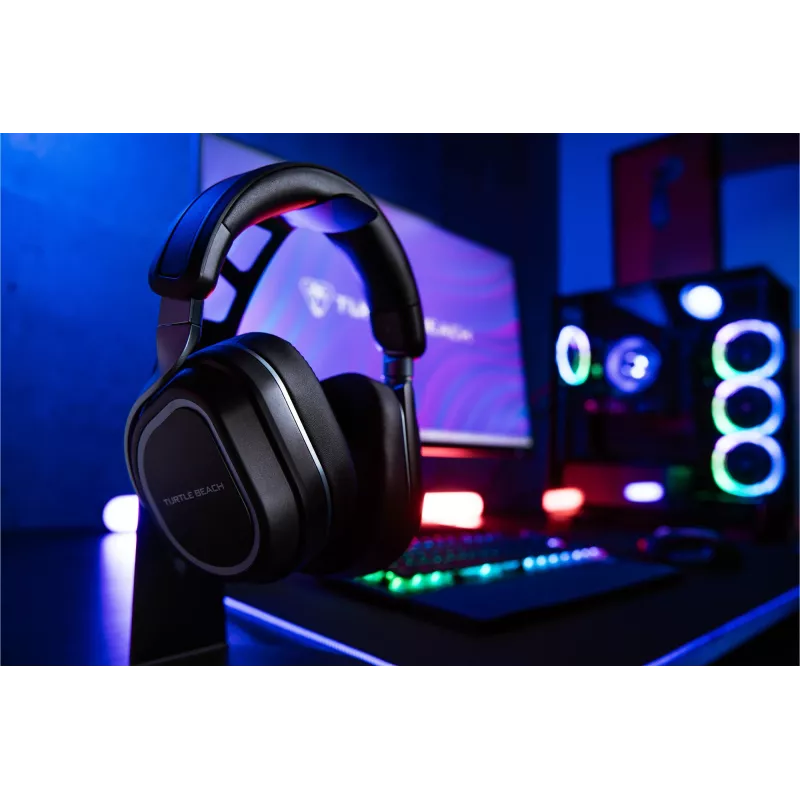 Turtle Beach Stealth 700 negro auricular gaming inalámbrico para PC con hasta 80 horas de autonomía, Bluetooth, dos transmisores y altavoces de 60 mm para PC, PS5, PS4 y dispositivos móviles