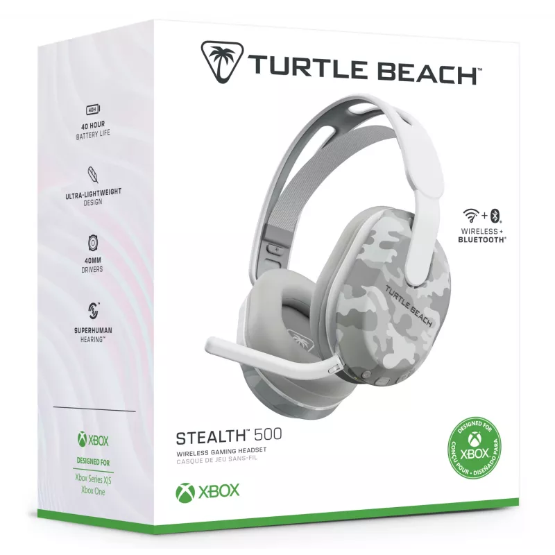 Turtle Beach Stealth 500 XB TBS-2103-95 auriculares gaming inalámbricos para Xbox, Arctic Camo