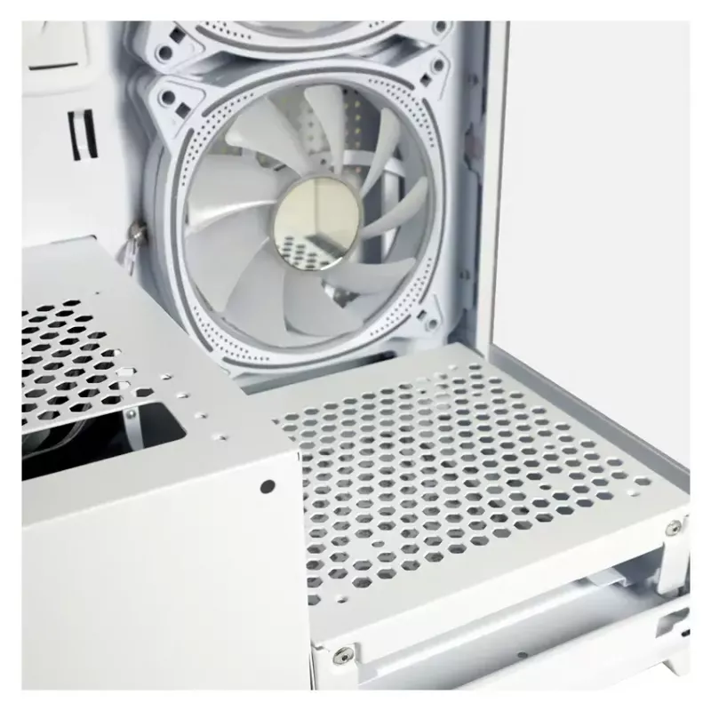 Caja de PC LC-Power LC-715W-ON Midi Tower Blanca