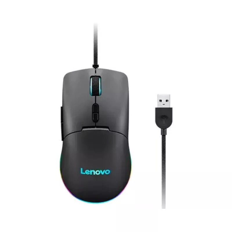 Ratón gaming Lenovo GY51M74265 (M210 RGB), USB Type-A, para diestros, 8000 DPI