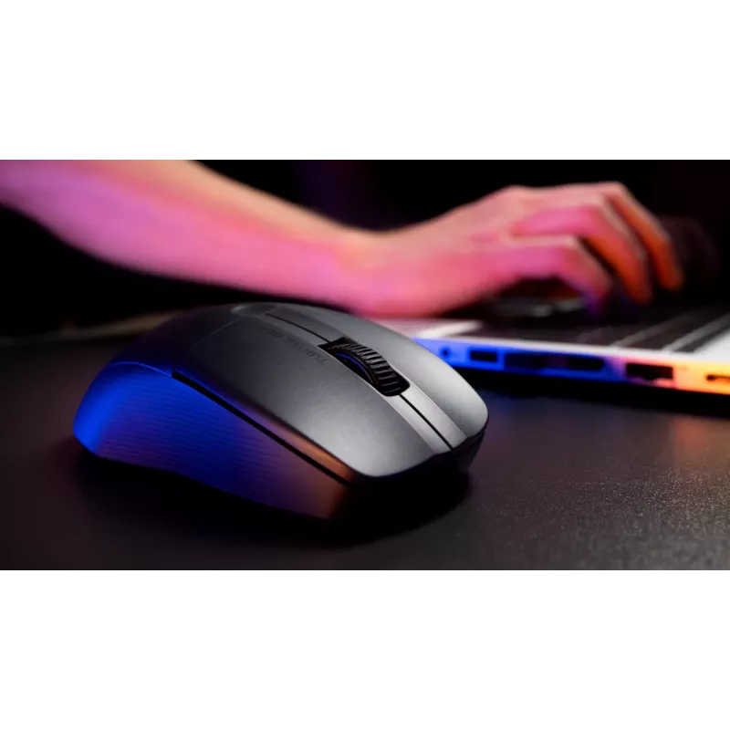 Turtle Beach Pure Air negro – ratón gaming ergonómico inalámbrico ultraligero RGB, sensor óptico 26K DPI, batería de 125 h, iluminación RGB