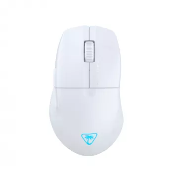 Turtle Beach Pure Air blanco - ratón gaming ergonómico inalámbrico ultraligero RGB, sensor óptico 26K DPI, batería de 125 h, iluminación RGB