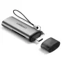 Lector de tarjetas Ugreen 50704 USB 3.2 Gen 1 (3.1 Gen 1) Type-C gris