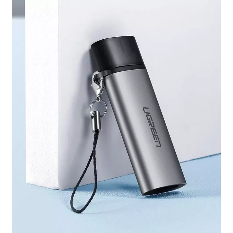 Lector de tarjetas Ugreen 50704 USB 3.2 Gen 1 (3.1 Gen 1) Type-C gris