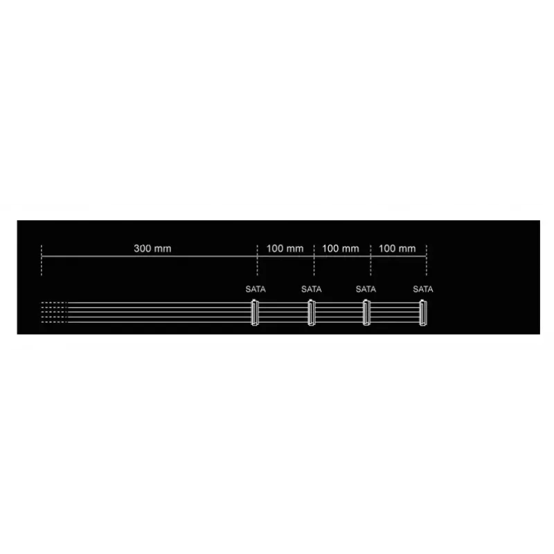 Cable be quiet! CS-3640 0,6 m