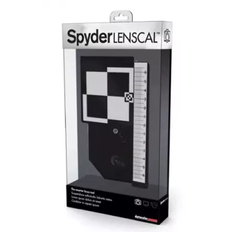 Herramienta de calibración de objetivos Datacolor SpyderLensCal para Canon Nikon