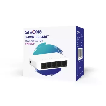 Switch de red Strong SW5000P Gigabit Ethernet 10/100/1000 5 puertos