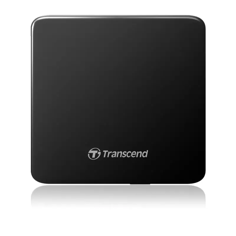 Grabadora de DVD portátil Transcend TS8XDVDS-K, USB 2.0, Negra