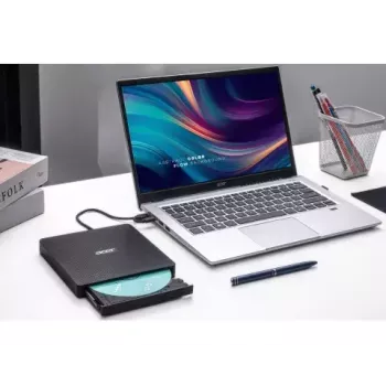 Unidad óptica Acer GP.ODD11.001 DVD±RW Negra USB 3.2
