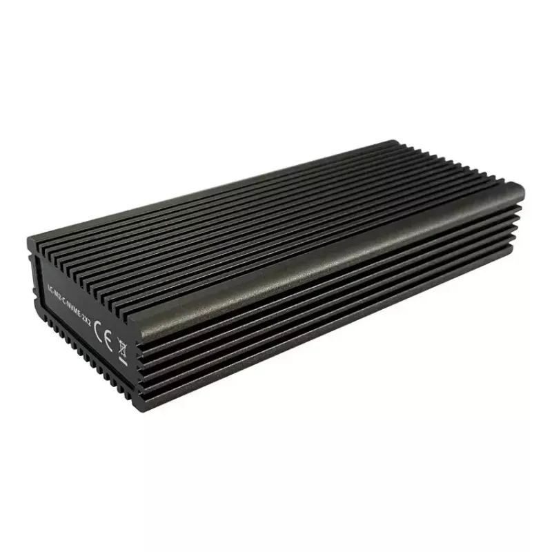 Carcasa SSD LC-Power LC-M2-C-NVME-2X2