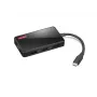 Dock para portátil Lenovo GX91M73945 Con cable USB 3.2 Gen 1 Type-C Negro 4K Ultra HD