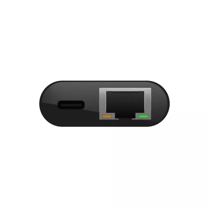Belkin INC002vfBK Estación de acoplamiento USB-C Dual Display, DisplayLink, 2x HDMI, Gigabit Ethernet, negro