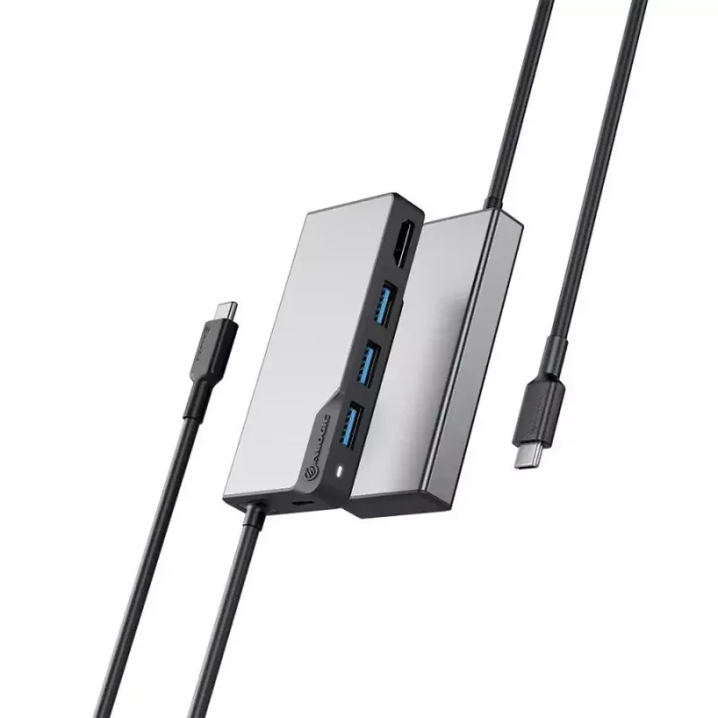 ALOGIC UCFUHDV2-SGR USB-C Fusion CORE hub 5 en 1 V2, USB-C 3.1 Gen 1, HDMI, Space Grey
