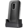 Doro Leva L20 4G teléfono de tapa, 2,8 pulgadas, negro/blanco