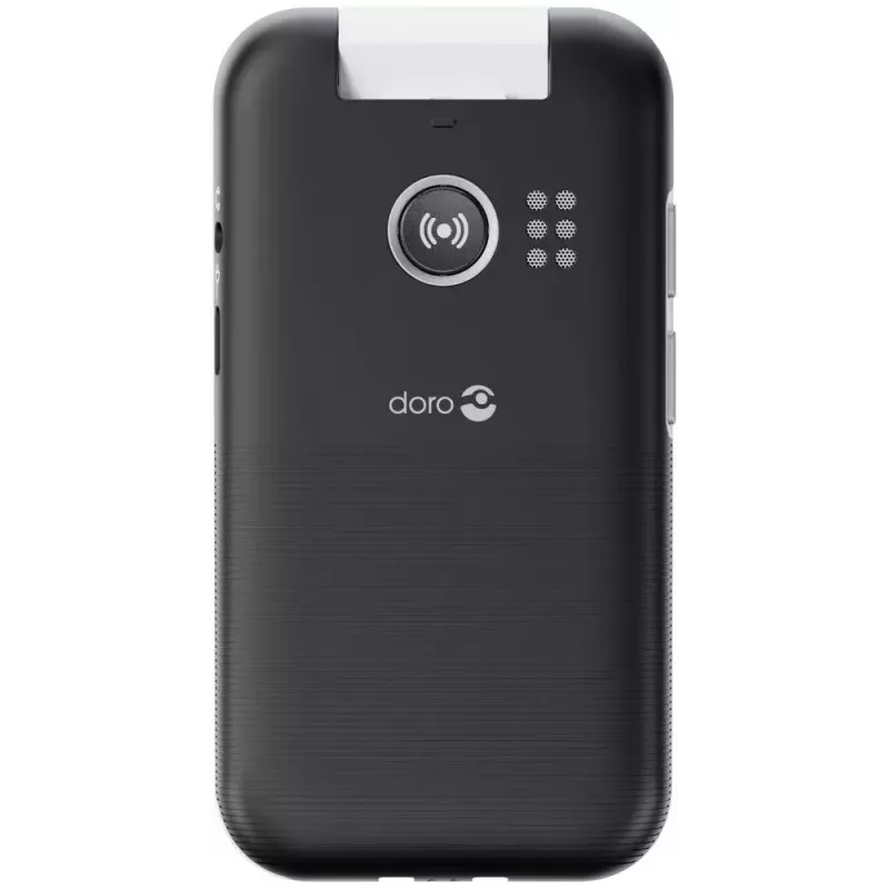 Doro Leva L20 4G teléfono de tapa, 2,8 pulgadas, negro/blanco