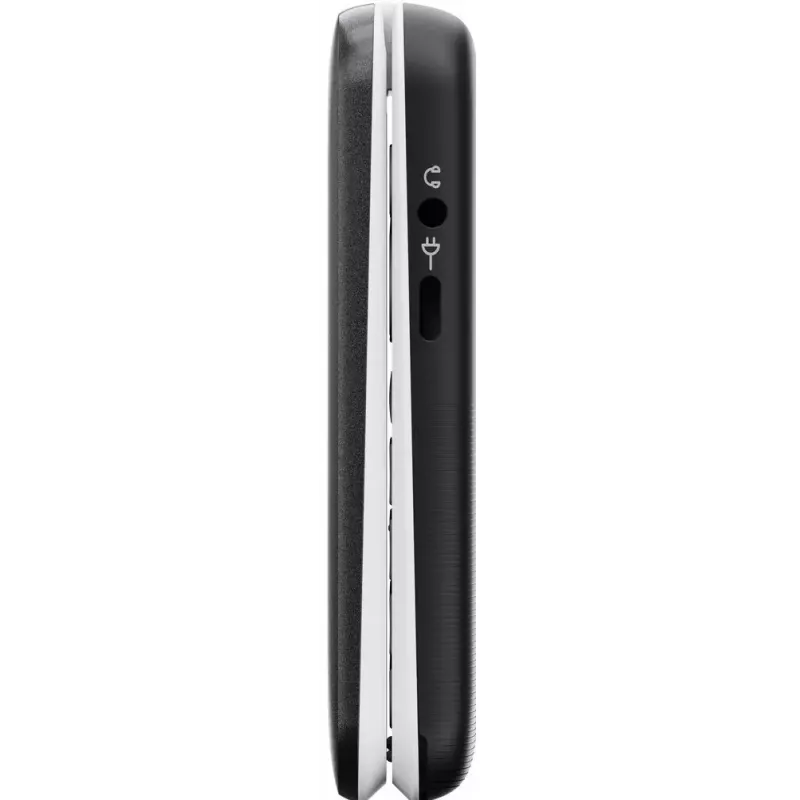 Doro Leva L20 4G teléfono de tapa, 2,8 pulgadas, negro/blanco