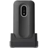 Doro Leva L20 4G teléfono de tapa, 2,8 pulgadas, negro/blanco