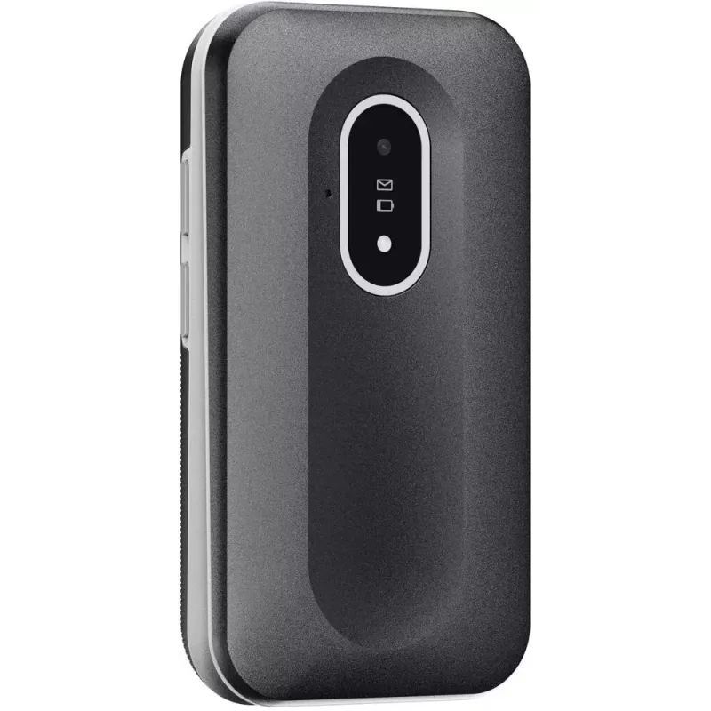 Doro Leva L20 4G teléfono de tapa, 2,8 pulgadas, negro/blanco