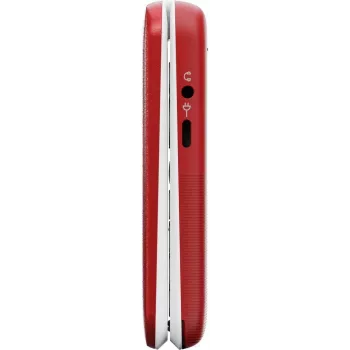 Teléfono móvil Doro Leva L20 4G, pantalla de 2,8 pulgadas, rojo-blanco