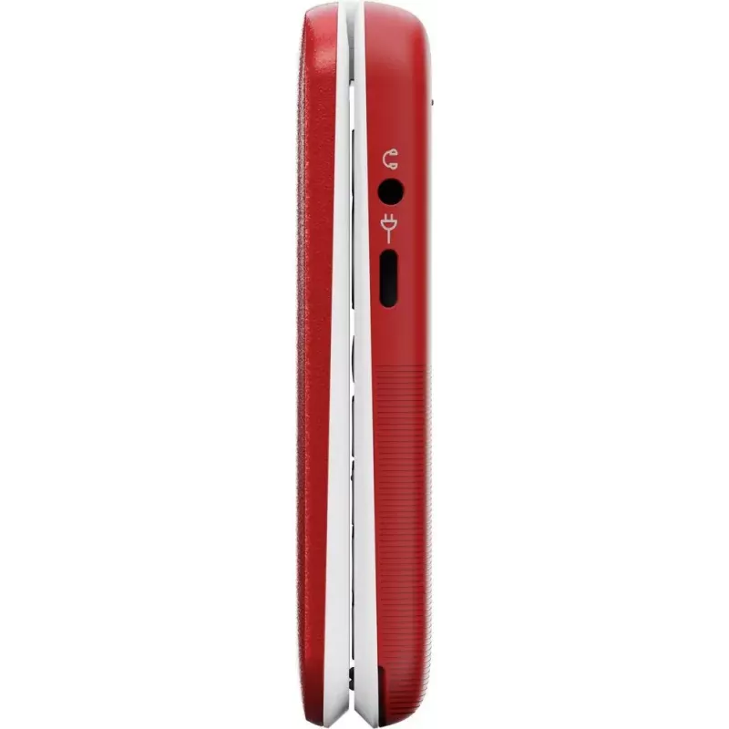 Teléfono móvil Doro Leva L20 4G, pantalla de 2,8 pulgadas, rojo-blanco