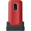 Teléfono móvil Doro Leva L20 4G, pantalla de 2,8 pulgadas, rojo-blanco