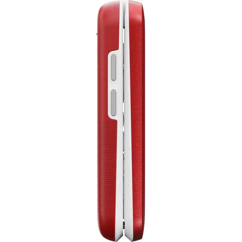 Doro Leva L30 4G teléfono con tapa, 2,8 pulgadas, rojo/blanco