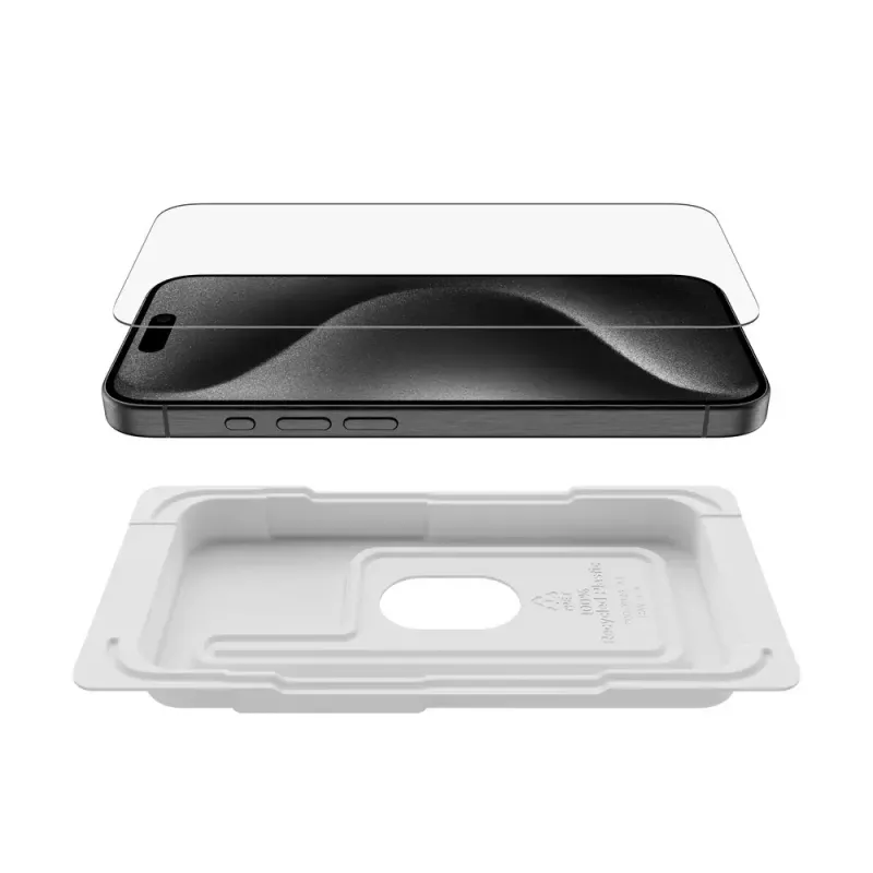 Lámina protectora de pantalla Belkin OVA159HQ para iPhone 16 Pro antibacteriana